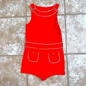 Janie and Jack Orange Romper
